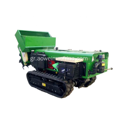 Power Diesel Engine Crawler Type Rotary Cultivator with Trenching